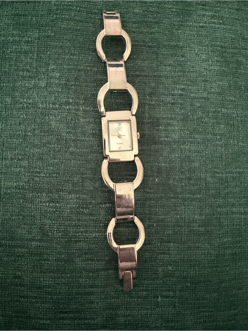 New York & Company Silver Link Bracelet Watch